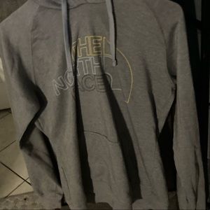 Grey The North Face hoodie